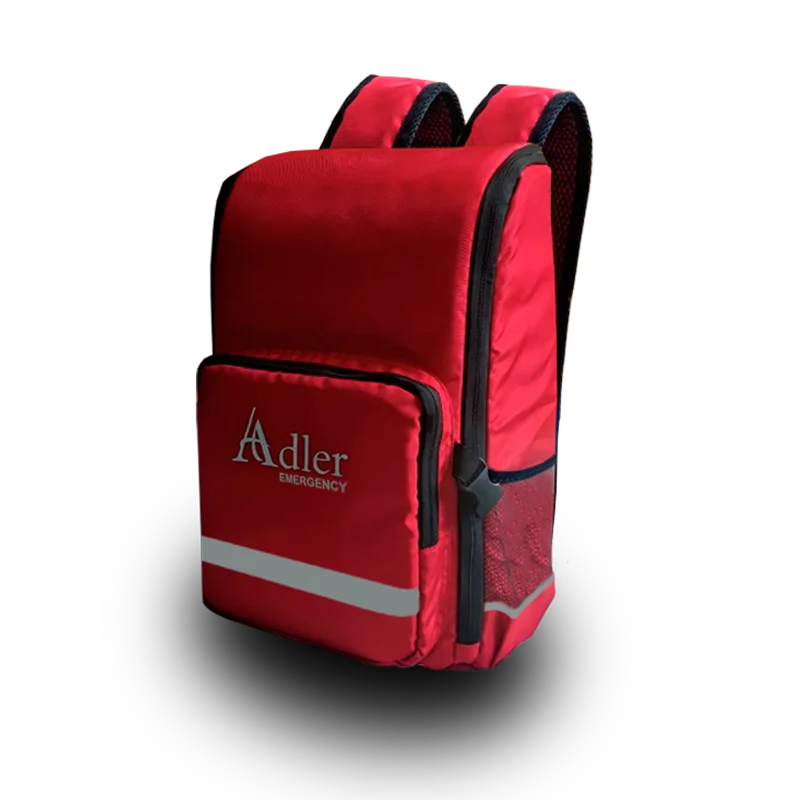 Mochila de emergencia Adler roja
